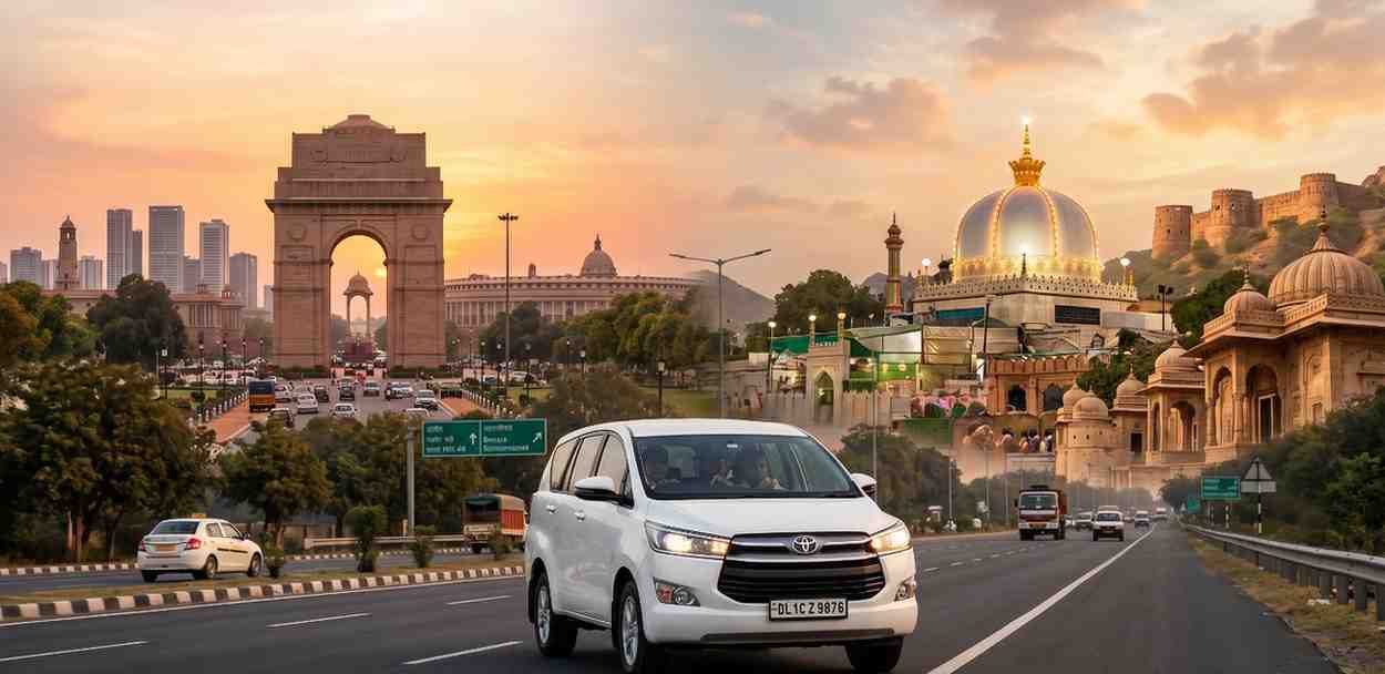 Delhi to Ajmer Cab